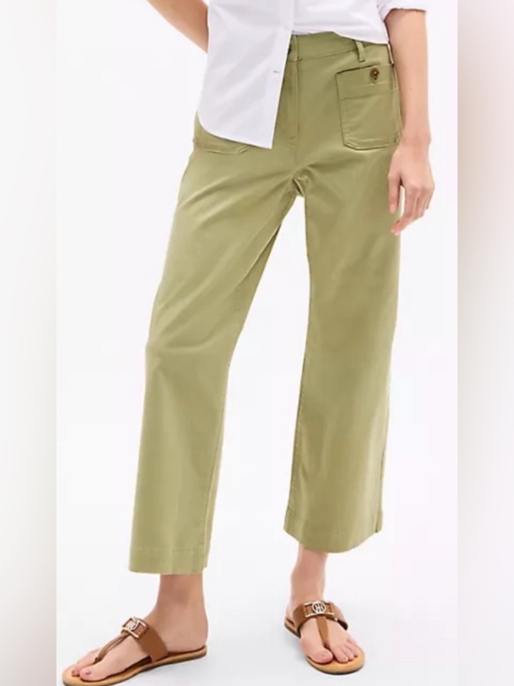 Tommy Hilfiger💚 patch pocket wide leg Chino size 16
